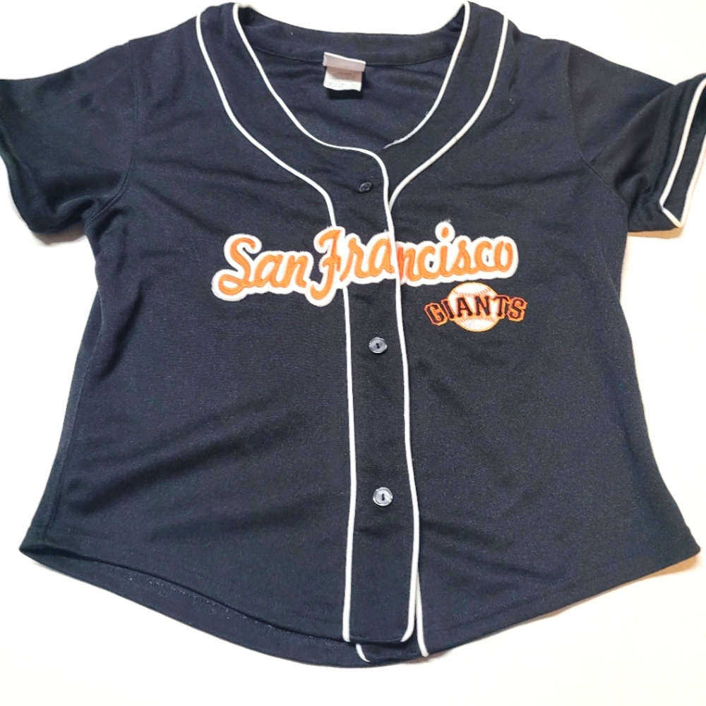 Lady Slugger MLB San Francisco Giants Jersey Women Medium Embroidered